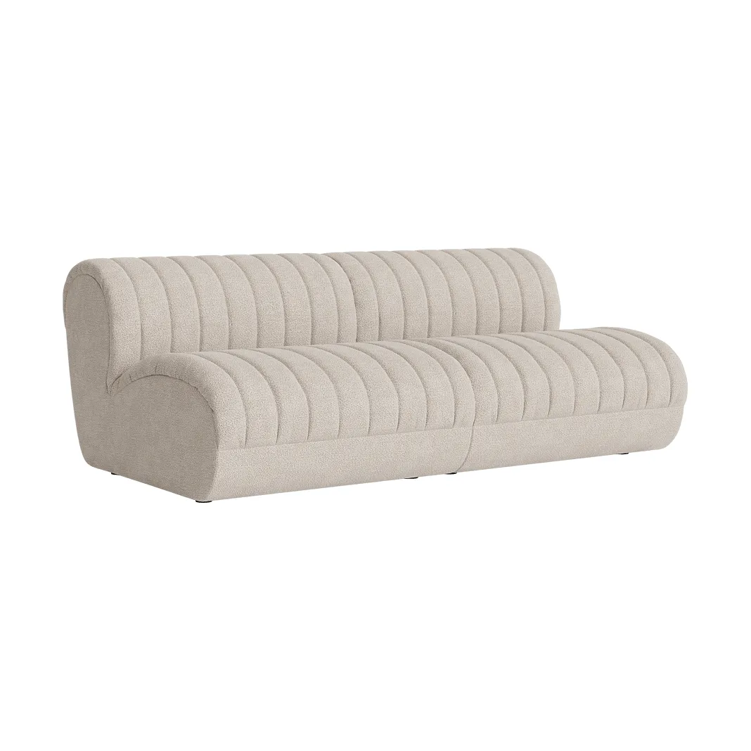 Coltre modulaire bank, Configuratie 1, turf-sand, 2-zits Muuto