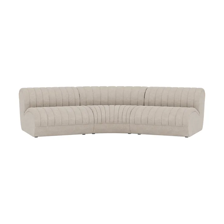 Coltre modulaire bank - Configuratie 4, turf-sand, 3-zits - Muuto