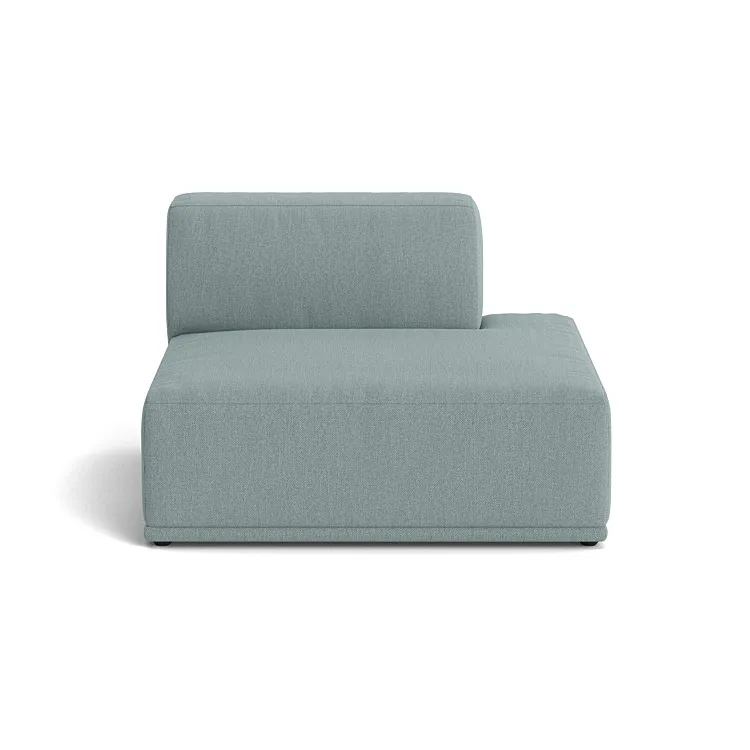 Connect soft module Re-wool nr.718 lichtblauw, Zonder armleuningen (D) Muuto