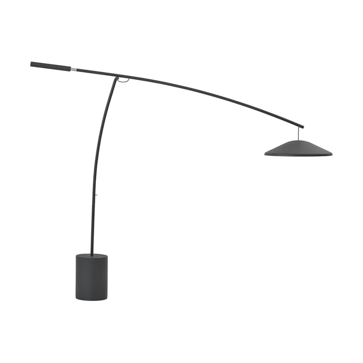 Contra vloerlamp - Antracietzwart-beton, 188 cm - Muuto