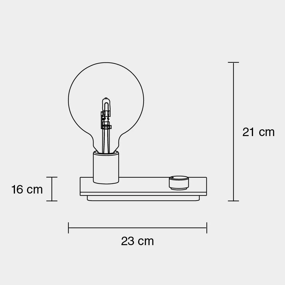 Control tafellamp, grijs Muuto