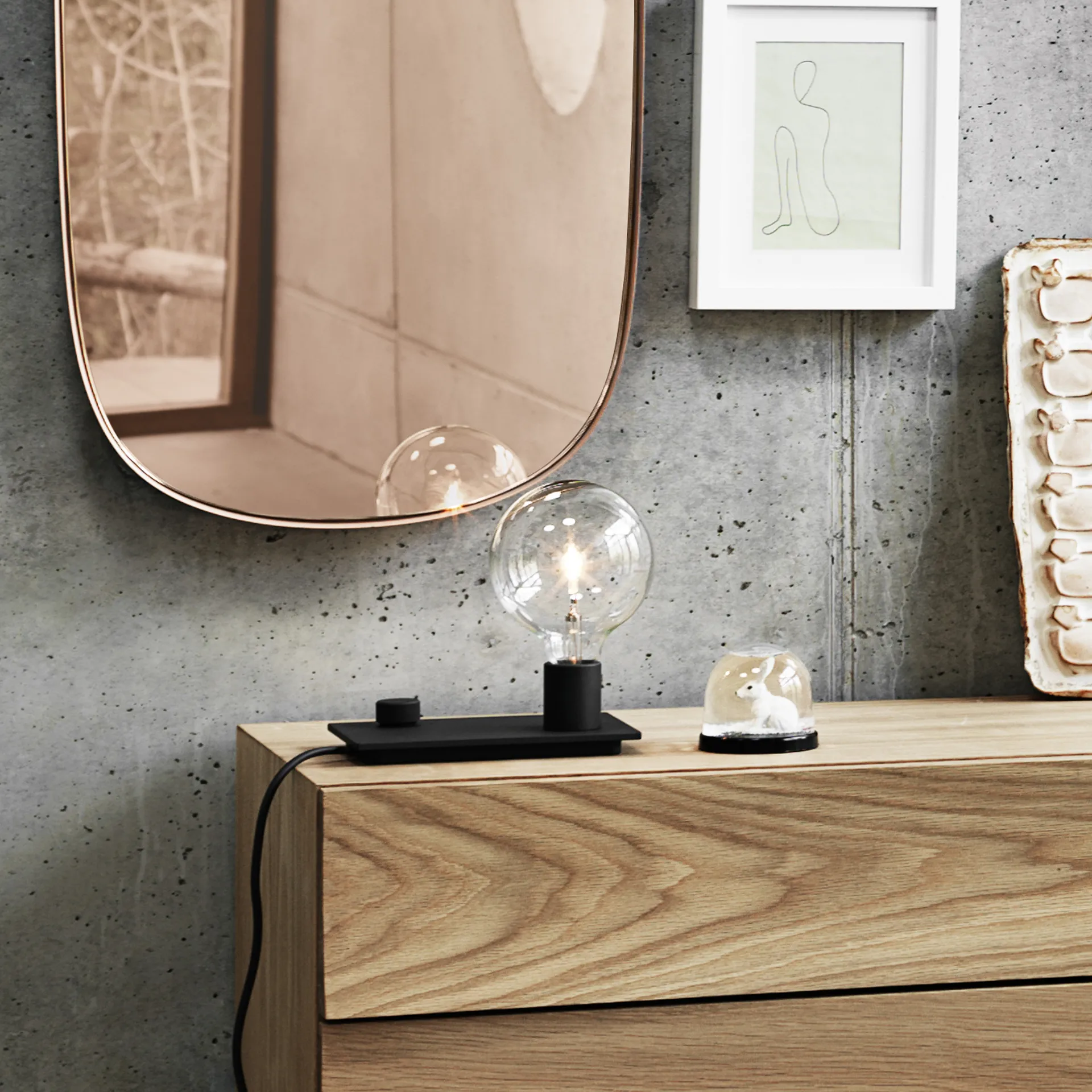 Control tafellamp, zwart Muuto