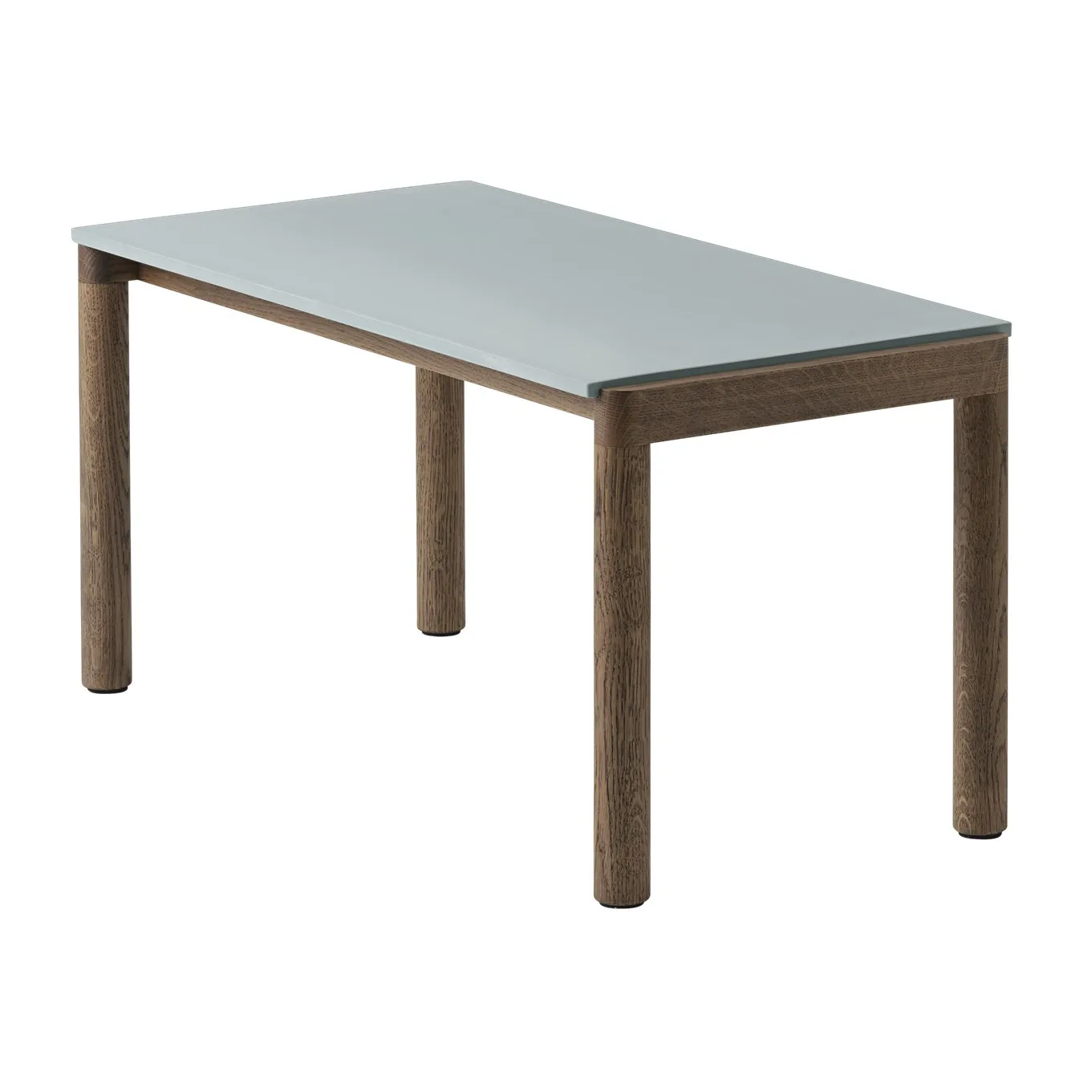 Couple 1 Plain salontafel 40x84x40 cm, Pale blue-dark oiled oak Muuto