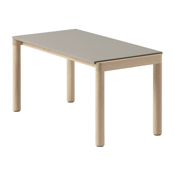 Couple 1 Plain salontafel 40x84x40 cm - Taupe-oak - Muuto