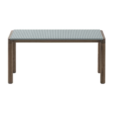 Couple 1 Wavy salontafel 40x84x40 cm - Pale blue-dark oiled oak - Muuto