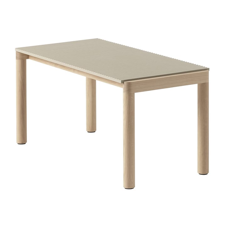 Couple 1 Wavy salontafel 40x84x40 cm - Sand-oak - Muuto