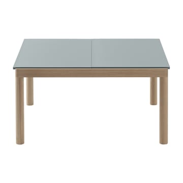 Couple 2 Plain salontafel 80x84x40 cm - Pale blue-oak - Muuto