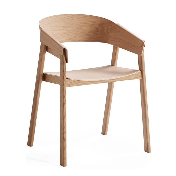 Cover Armchair - eikenhout - Muuto