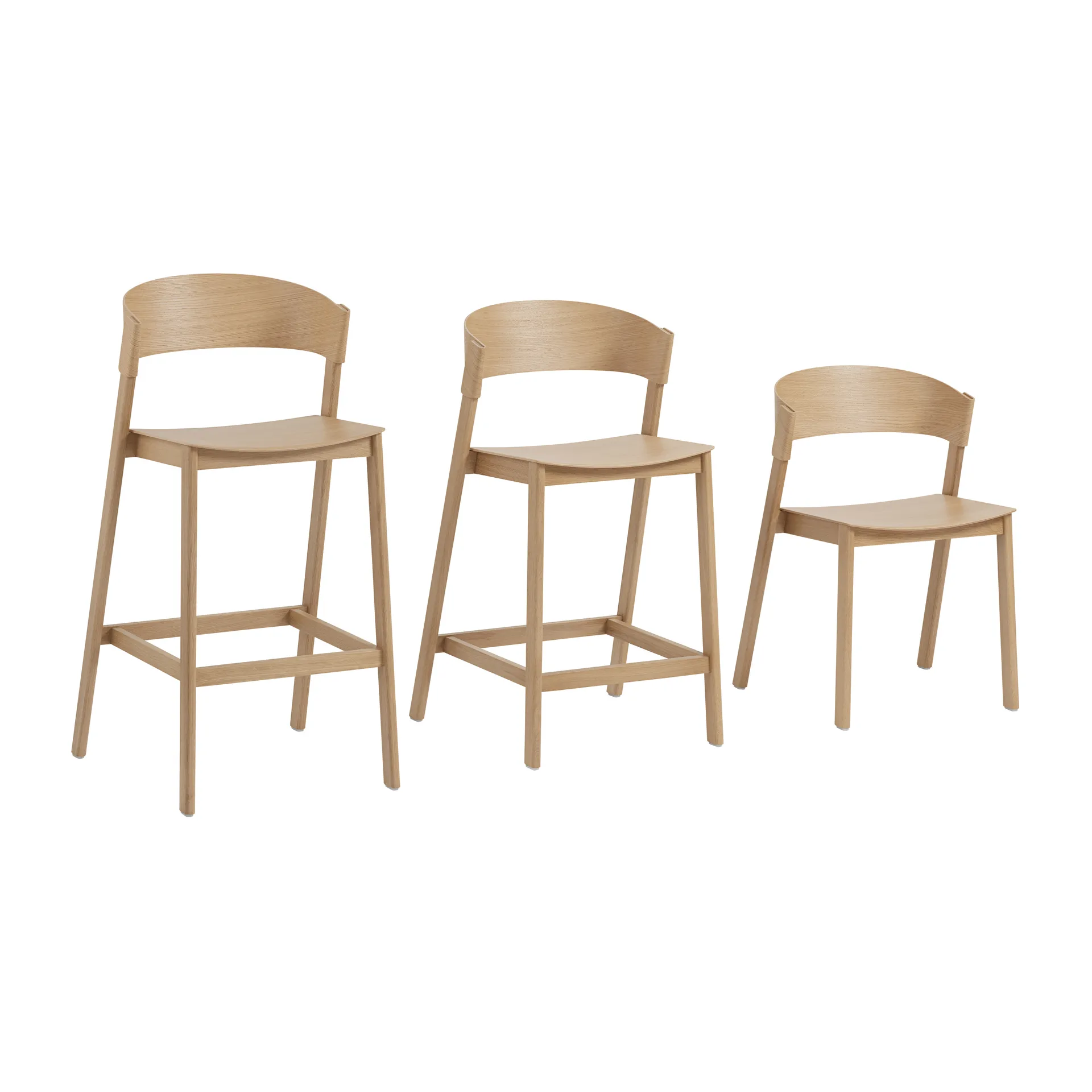 Cover barkruk, Oak Muuto