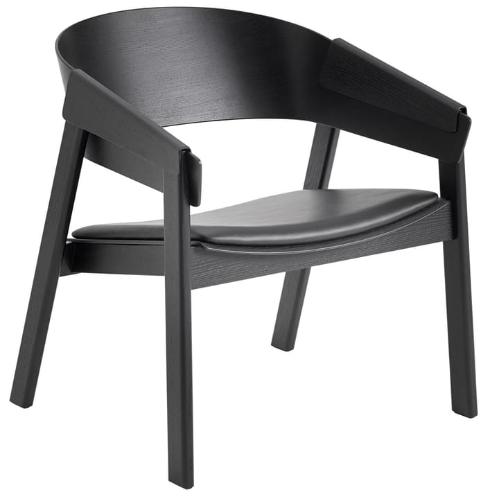 Cover lounge chair leather - Zwart-zwart - Muuto