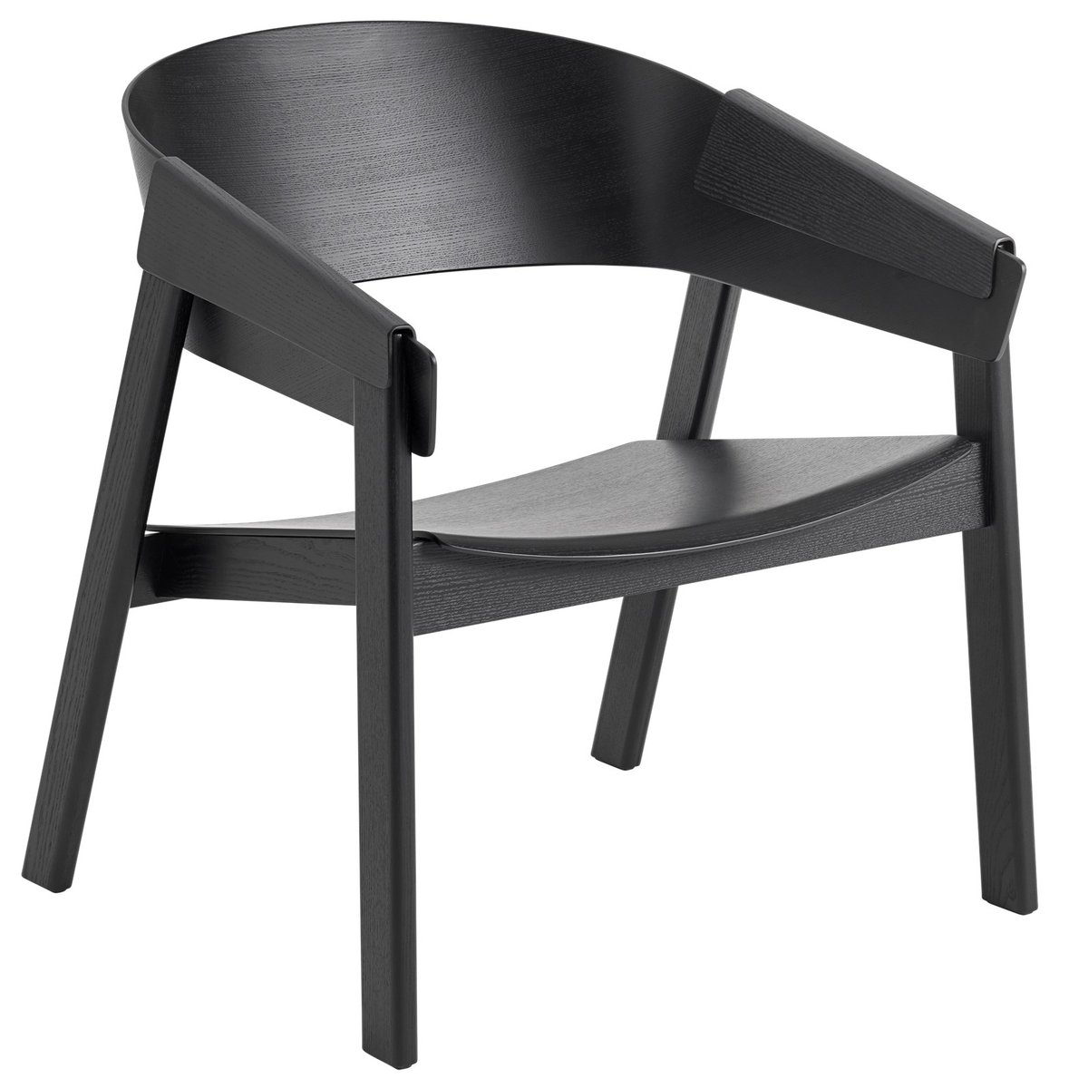 Muuto Cover lounge chair Zwart | Scandinavisch Interieur | Fauteuils, krukken & hockers | Zwart