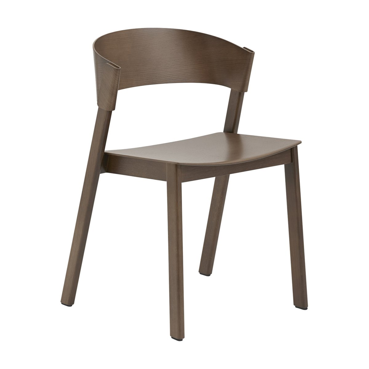 Muuto Cover Side Chair Stained dark brown