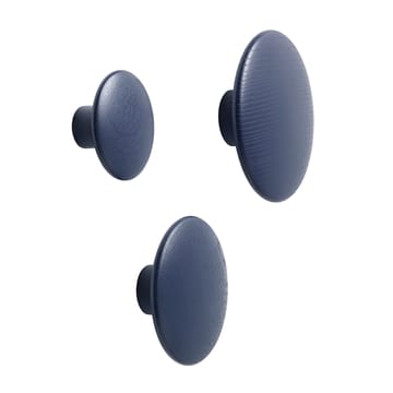 Dots wandhaak blauw - middel - Muuto