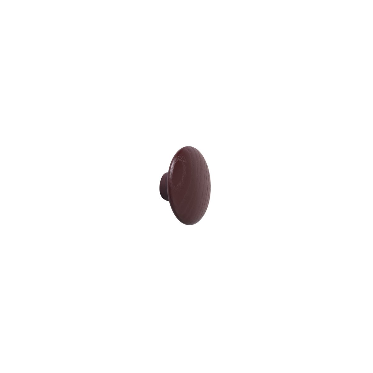 Muuto Dots wandhaak bordeaux extra klein | Scandinavisch Interieur | Haken & hangers | Rood