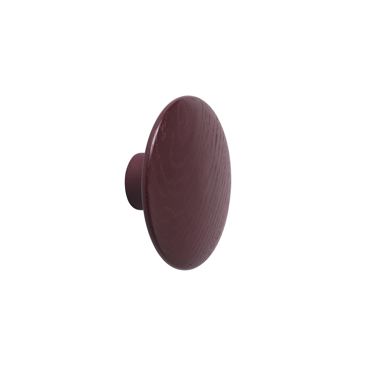 Muuto Dots wandhaak bordeaux groot | Scandinavisch Interieur | Haken & hangers | Rood