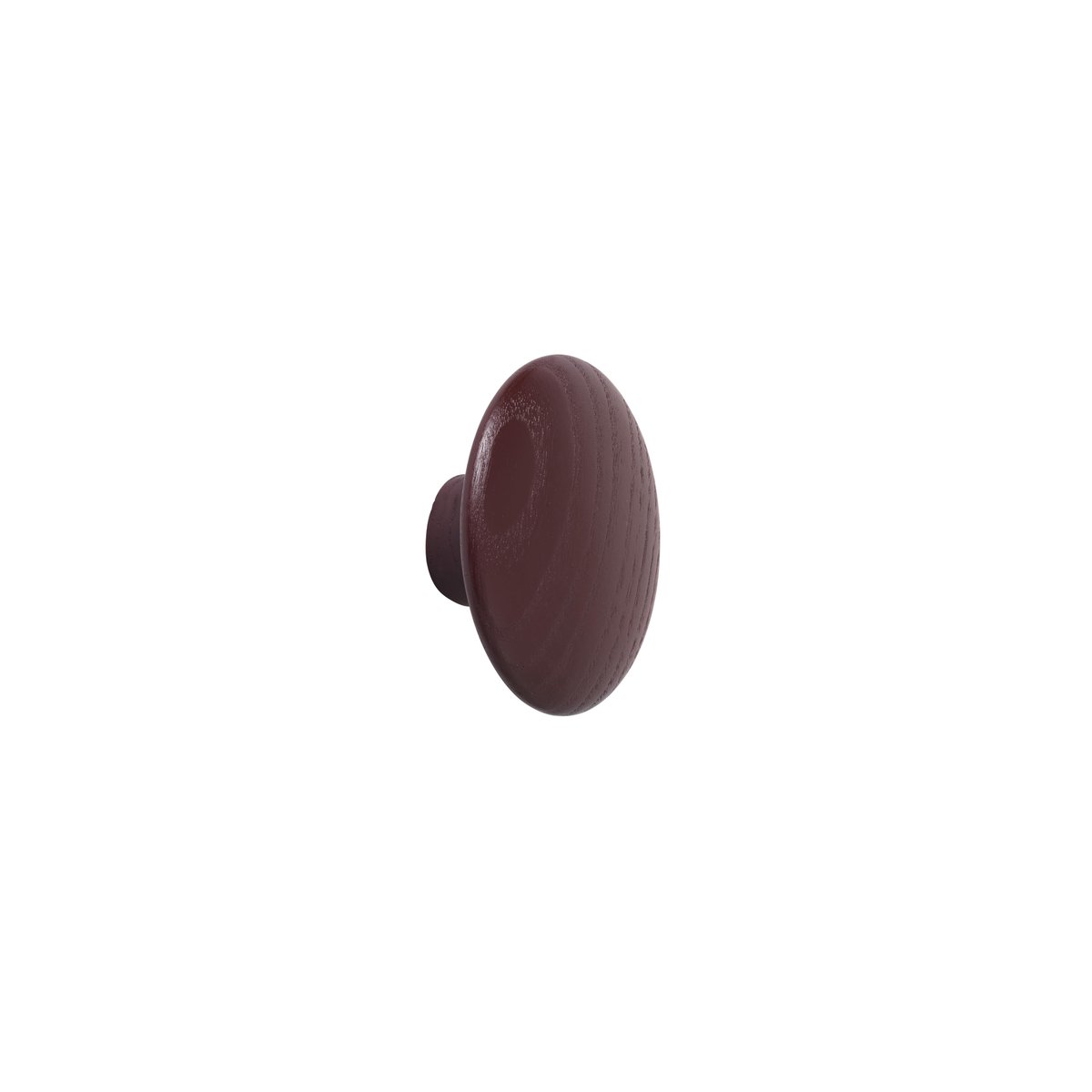 Muuto Dots wandhaak bordeaux klein | Scandinavisch Interieur | Haken & hangers | Rood