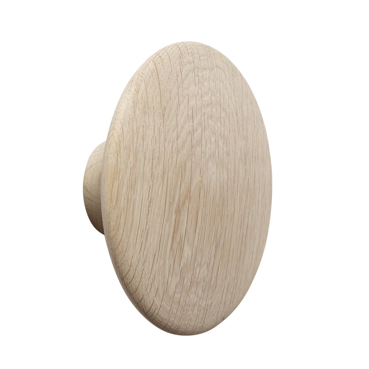 Muuto Dots wandhaak eikenhout groot | Scandinavisch Interieur | Haken & hangers | Bruin