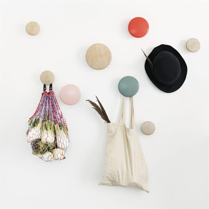 Dots wandhaak eikenhout, groot Muuto