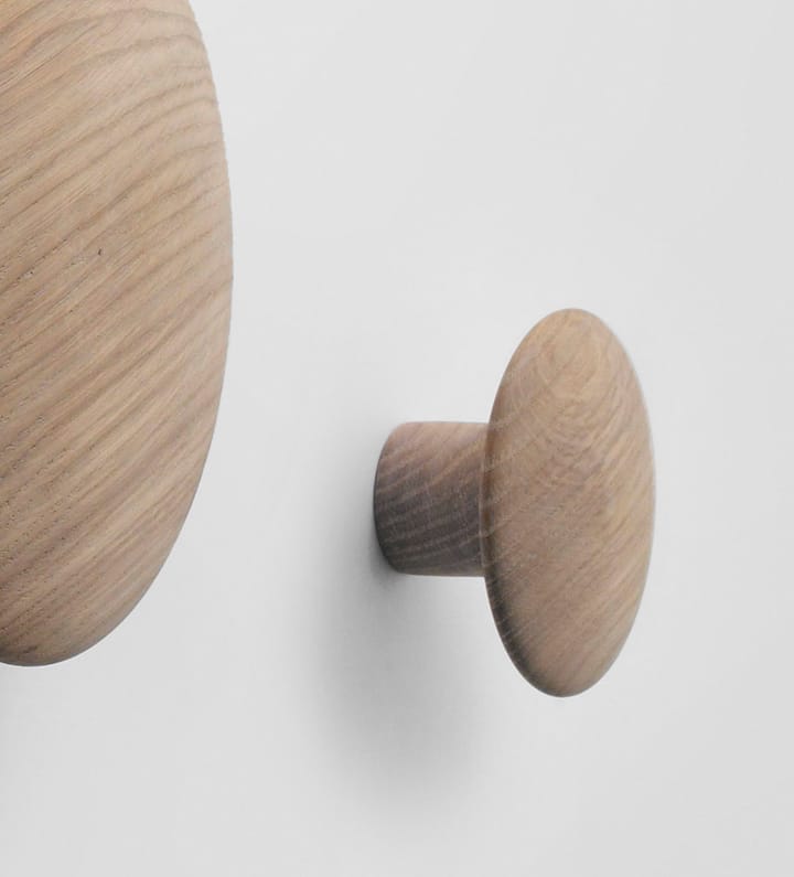 Dots wandhaak eikenhout, klein Muuto