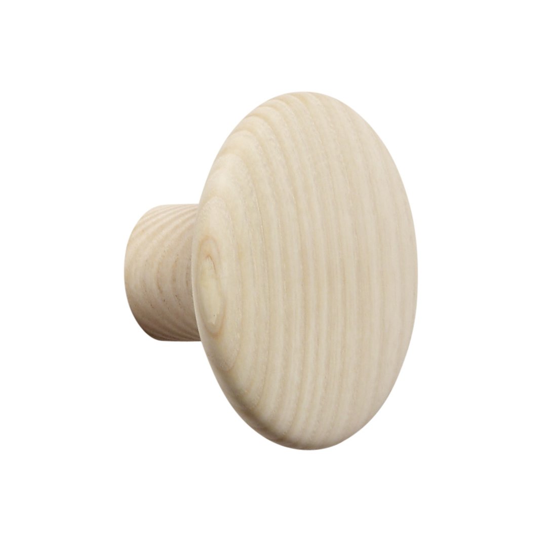 Muuto Dots wandhaak essenhout klein | Scandinavisch Interieur | Haken & hangers | Beige