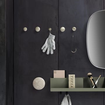 Dots wandhaak metaal 5-pack - messing - Muuto