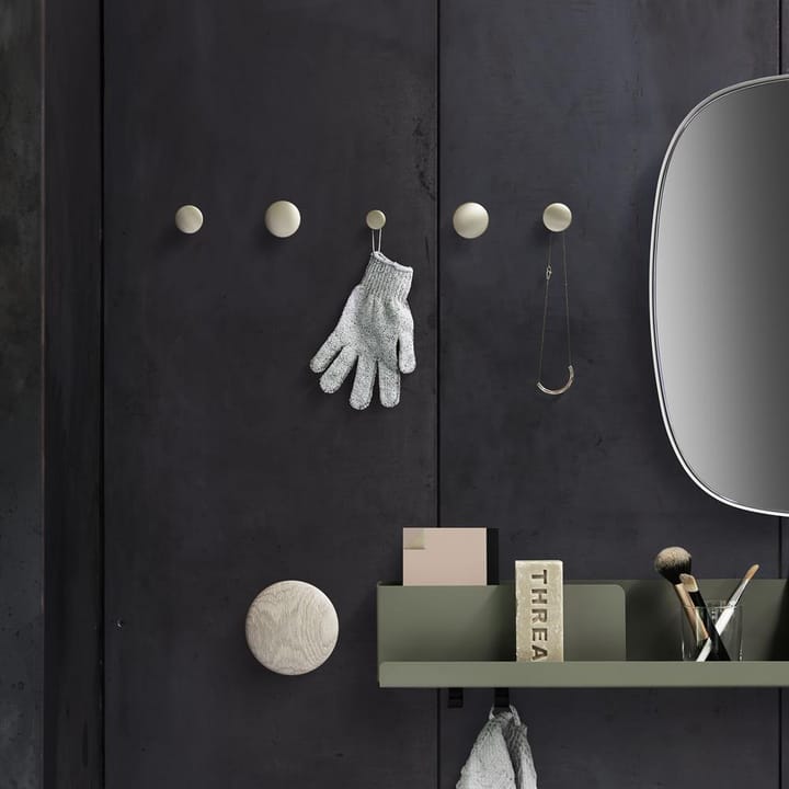 Dots wandhaak metaal 5-pack, messing Muuto