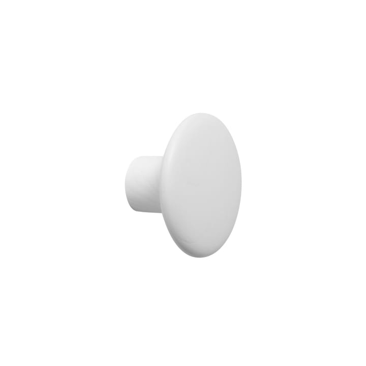 Dots wandhaak wit, klein Muuto