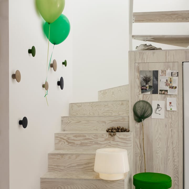 Dots wandhaak zwart, extra klein Muuto
