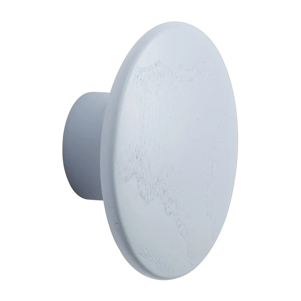 Dots wood haak light blue, Ø6,5 cm Muuto
