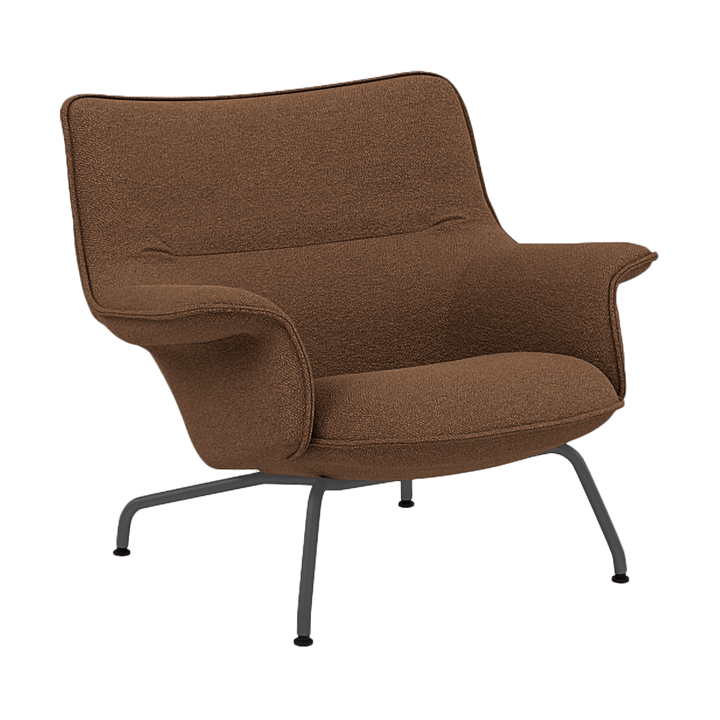Doze fauteuil laag - Hearth 4-anthracite/black - Muuto