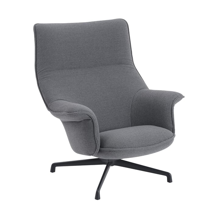 Doze fauteuil swivel base - Ocean 80-anthracite black - Muuto