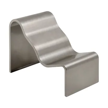 Dream View bank - Geborsteld staal, 60 cm - Muuto