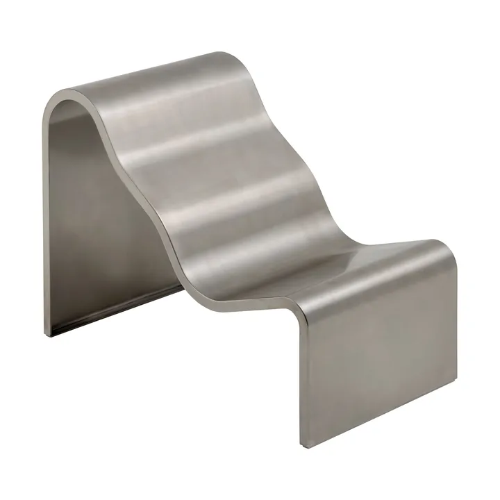 Dream View bank - Geborsteld staal, 60 cm - Muuto