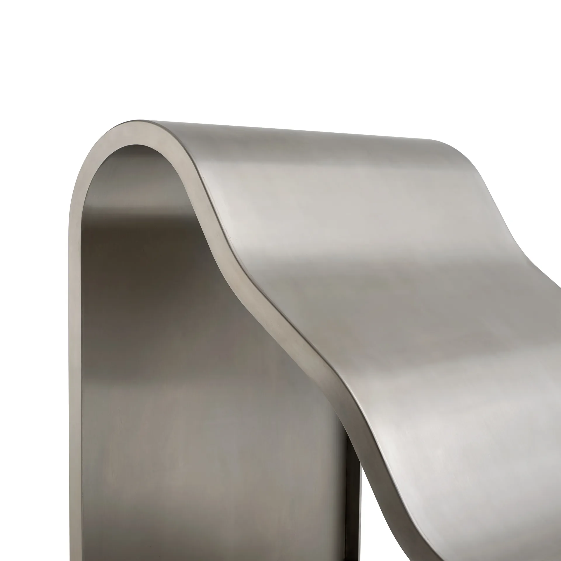 Dream View bank, Geborsteld staal, 60 cm Muuto