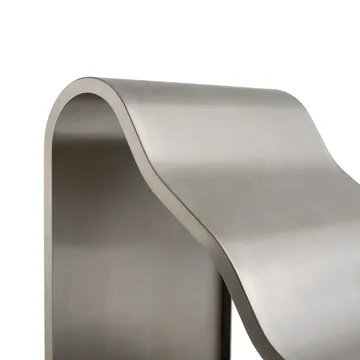 Dream View bank - Geborsteld staal, 60 cm - Muuto