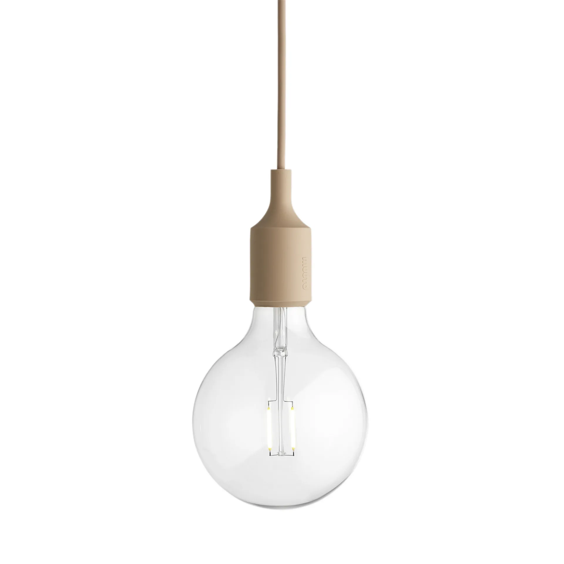 E 27 hanglamp, Beige-rose Muuto