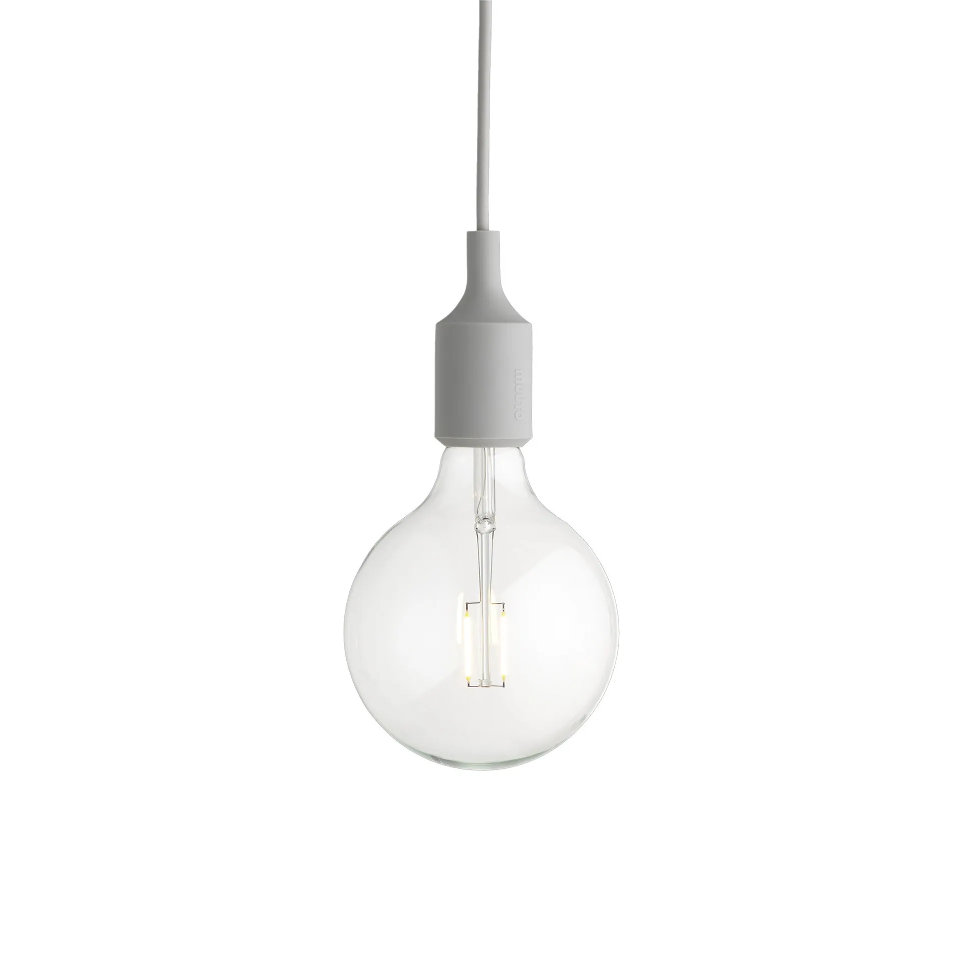 E 27 hanglamp, lichtgrijs Muuto