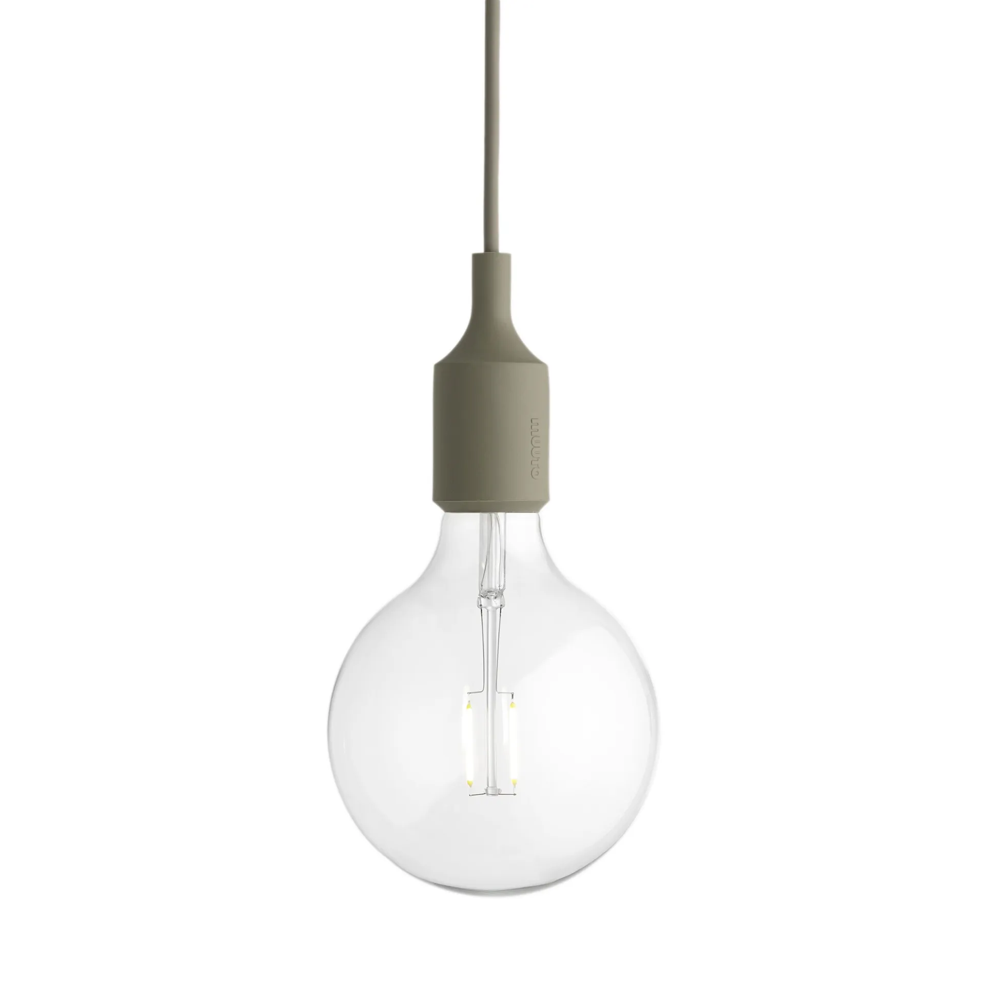 E 27 hanglamp, olijfgroen Muuto