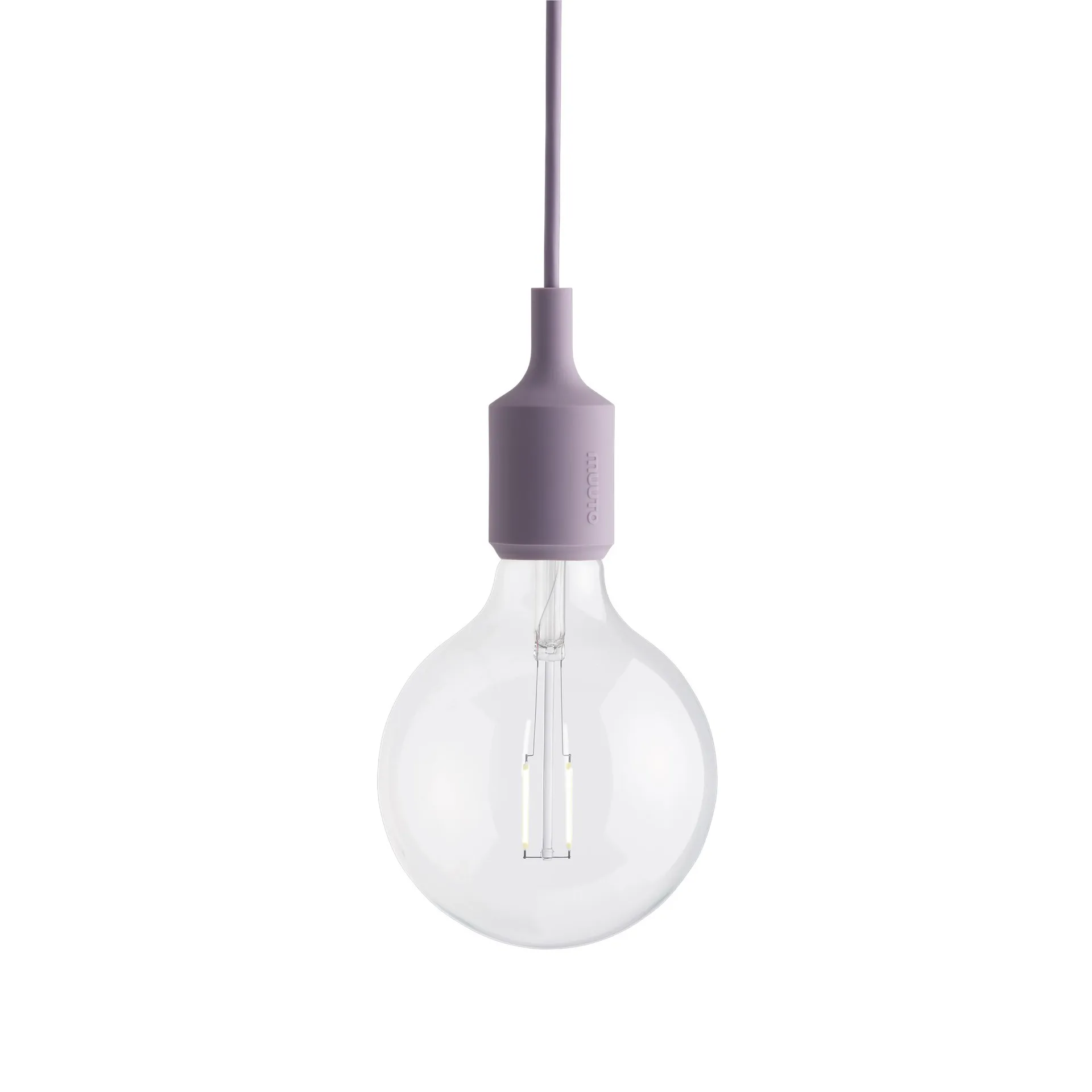 E27 Hanglamp, Dusty lilac Muuto