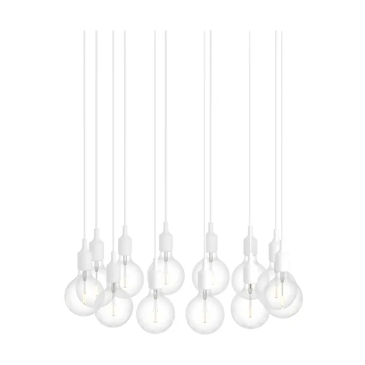 E27 Pendant Cluster 12 hanglamp - Wit - Muuto