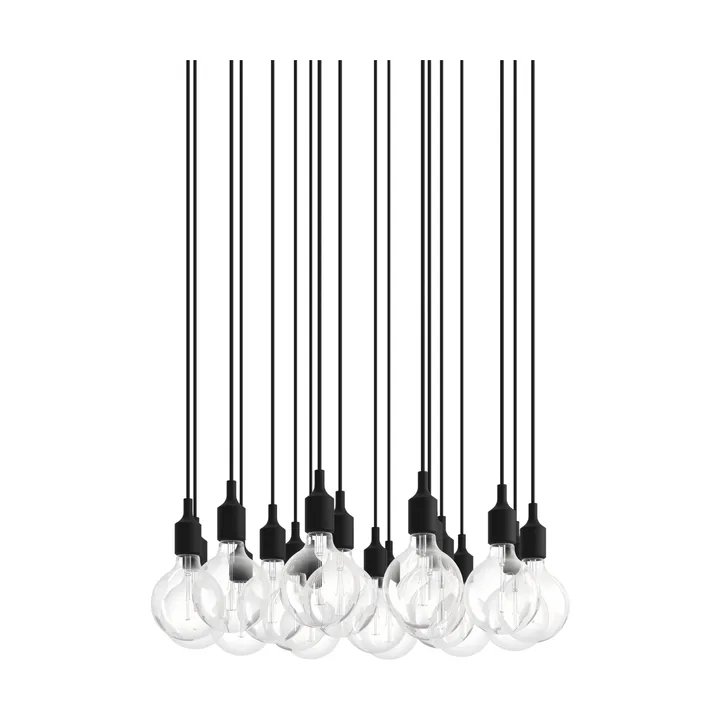 E27 Pendant Cluster 18 hanglamp - Black - Muuto
