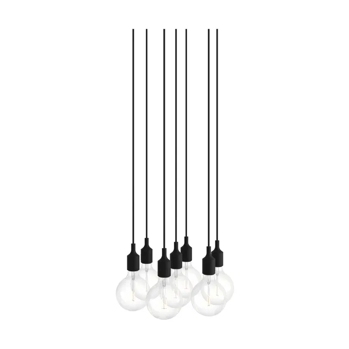 E27 Pendant Cluster 7 hanglamp - Black - Muuto