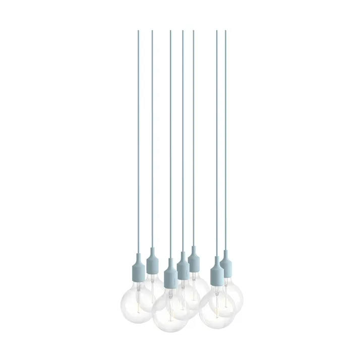 E27 Pendant Cluster 7 hanglamp - Light blue - Muuto