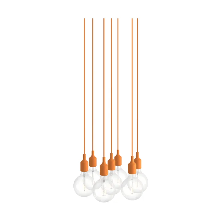 E27 Pendant Cluster 7 hanglamp - Light orange - Muuto