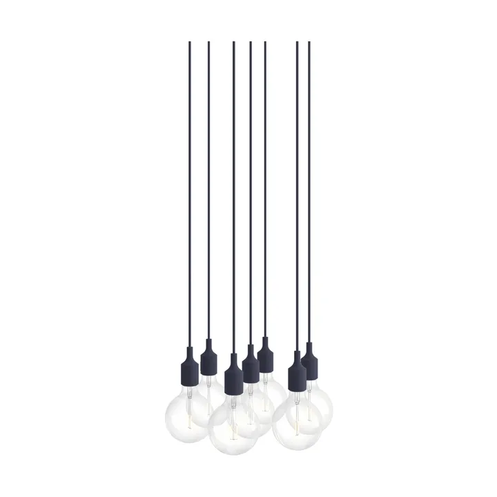 E27 Pendant Cluster 7 hanglamp - Midnight blue - Muuto
