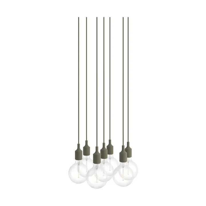 E27 Pendant Cluster 7 hanglamp - Olijf - Muuto