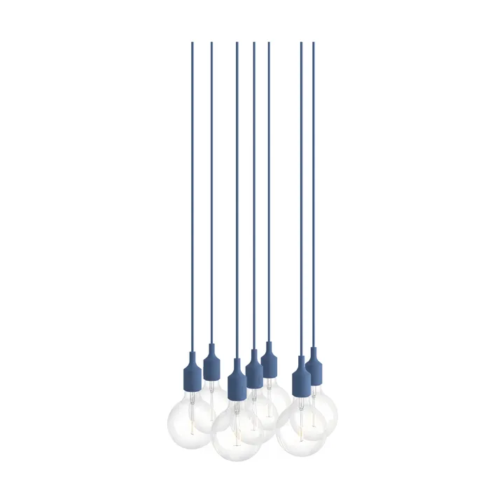 E27 Pendant Cluster 7 hanglamp - Pale blue - Muuto