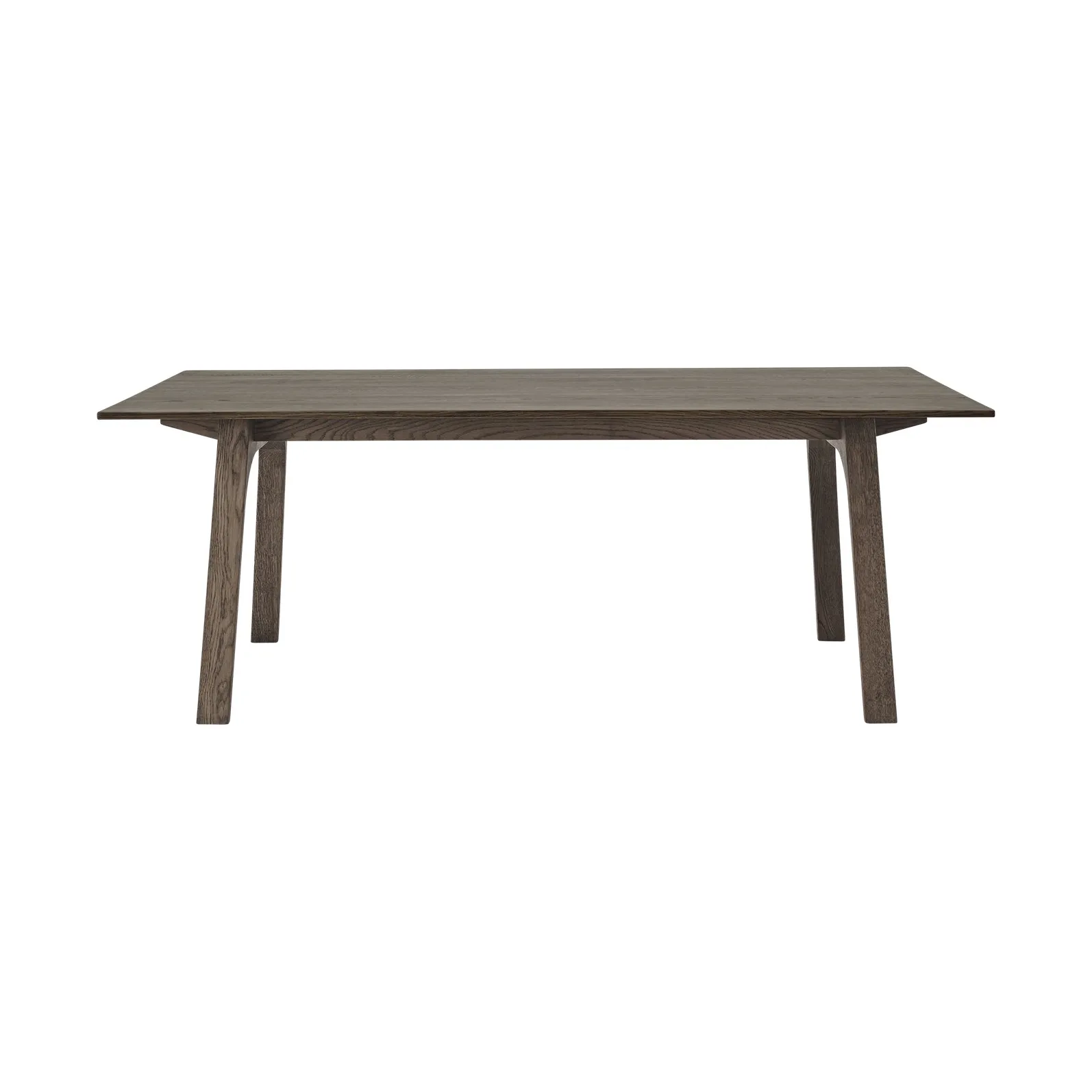 Earnest Extendable eettafel 205x100 cm, Dark oiled oak Muuto