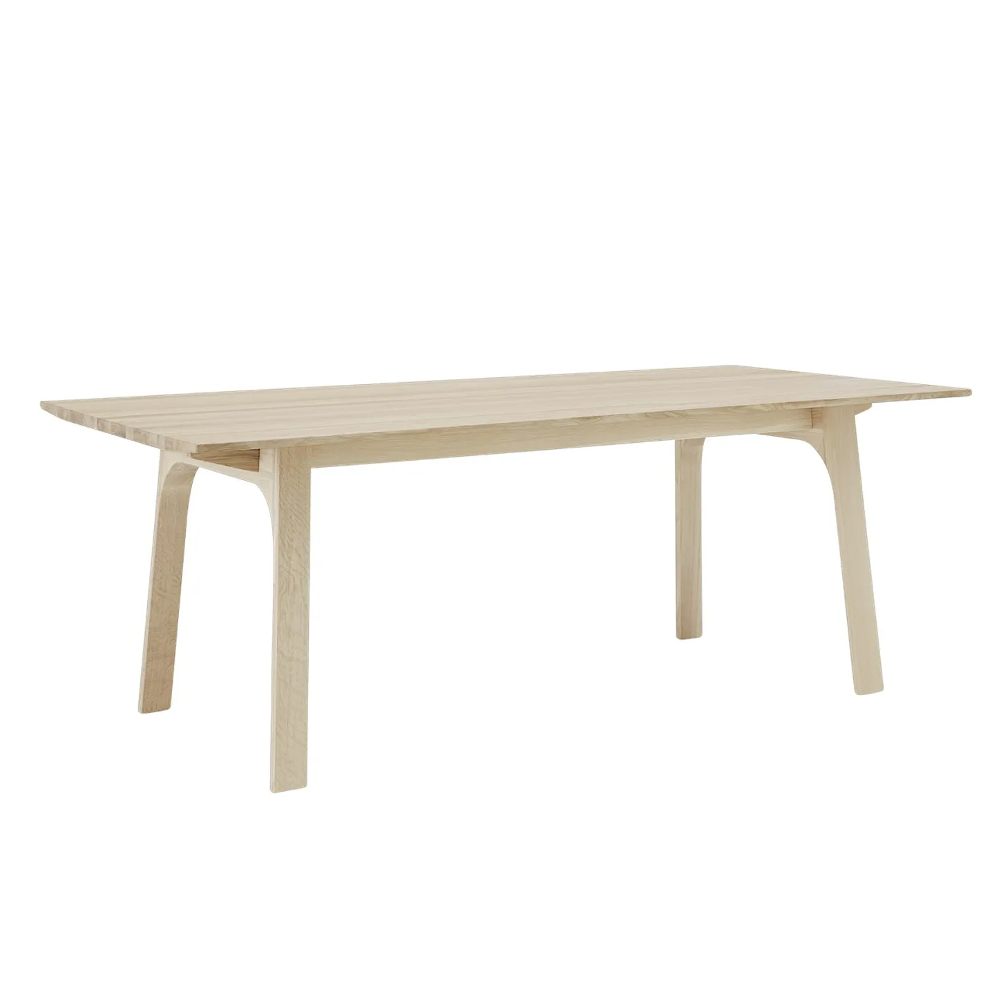 Earnest Extendable eettafel 205x100 cm, Oiled oak Muuto