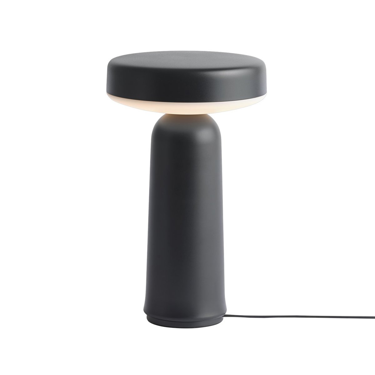 Muuto Ease draagbare tafellamp 21,5 cm Black